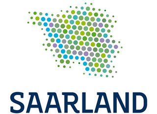 Logo des Saarlandmarketings mit Claim "Großes entsteht im Kleinen"